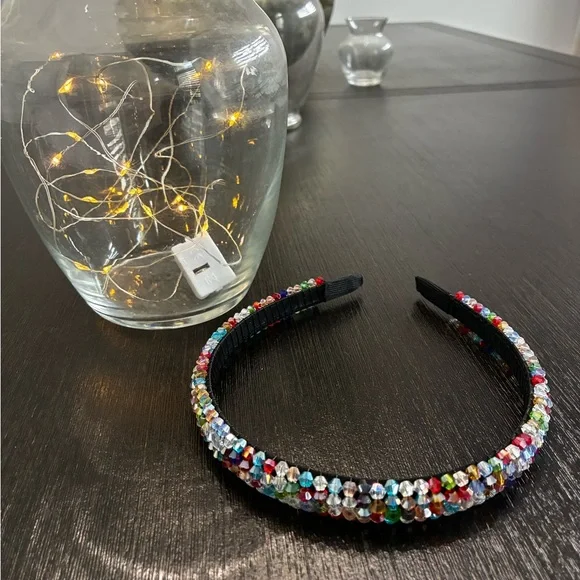 New Multi colored stone headband - Picture 2 of 6
